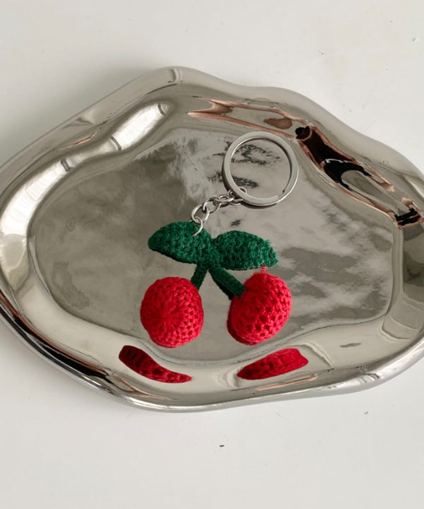 チェリーキーホルダー サクランボチャーム | WR6255067 | レッド