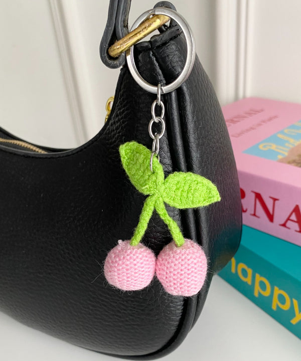 チェリーキーホルダー サクランボチャーム | WR6255067 | ピンク