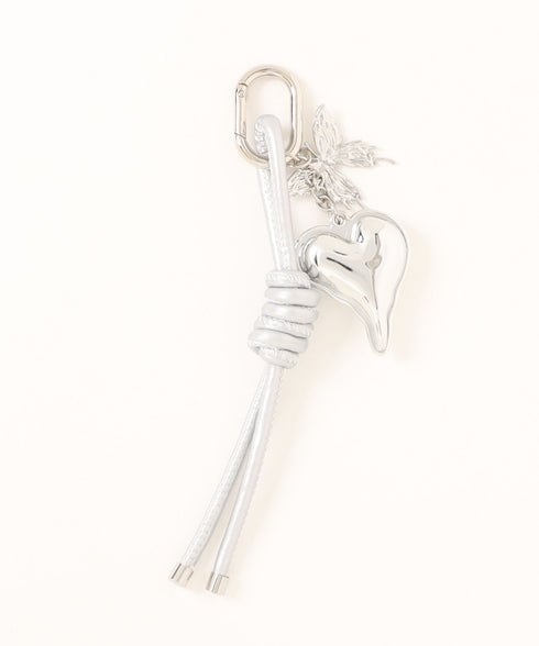 ハートモチーフチャーム セットキーホルダー | WR6255069 | シルバー