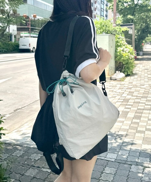 配色 軽量 パステルカラーナップサック | WR1255070 | グレー