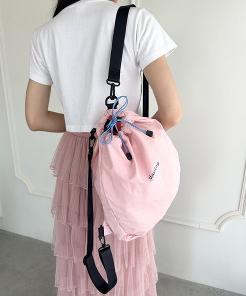 配色 軽量 パステルカラーナップサック | WR1255070 | ピンク