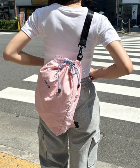 配色 軽量 パステルカラーナップサック | WR1255070 | ピンク