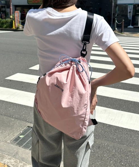 配色 軽量 パステルカラーナップサック | WR1255070 | ピンク