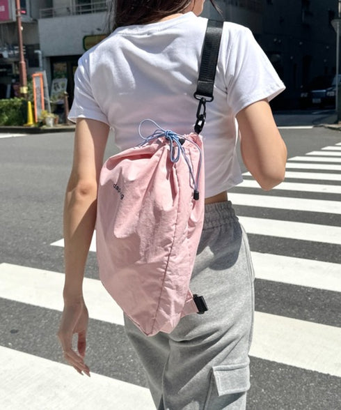 配色 軽量 パステルカラーナップサック | WR1255070 | ピンク