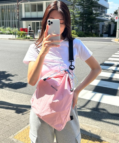 配色 軽量 パステルカラーナップサック | WR1255070 | ピンク