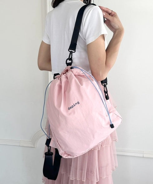配色 軽量 パステルカラーナップサック | WR1255070 | ピンク