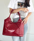 【A4収納可能】リボンデザイントートバッグ | WR1255071 | レッド