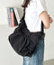 【A4サイズ対応】ポケット付きドロストショルダーバッグ | CL1255052 | ブラック