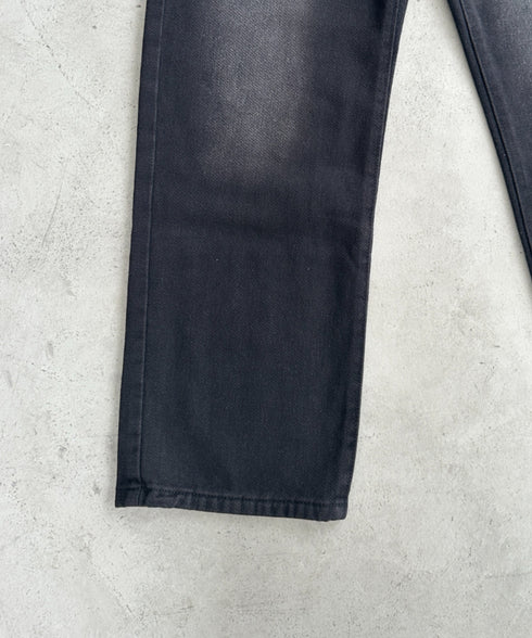 ルーズワイドデニムパンツ | BA2255051 | ブラック