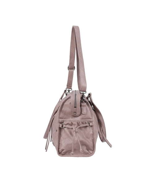 FANCY CLUB(ファンシークラブ)/大容量 2WAY ヴィンテージ ウォッシング ショルダー トートバッグ/BELTED WASHING LEATHER BAG | AT1252068 | ピンク