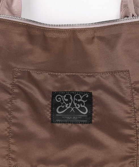 FANCY CLUB(ファンシークラブ)/大容量 2WAY ヴィンテージ ウォッシング ショルダー トートバッグ/BELTED WASHING LEATHER BAG | AT1252068 | ピンク