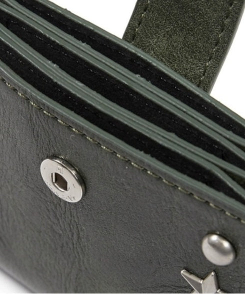 ILLIGO(イリゴ)/ミニ財布 ウェスタン アコーディオン カード ウォレット/WESTERN ACCORDION CARD WALLET | AT6252070 | ブラック