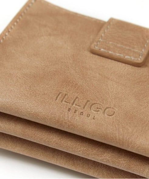 ILLIGO(イリゴ)/ミニ財布 ウェスタン アコーディオン カード ウォレット/WESTERN ACCORDION CARD WALLET | AT6252070 | ベージュ