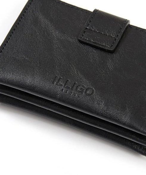 ILLIGO(イリゴ)/ミニ財布 ウェスタン アコーディオン カード ウォレット/WESTERN ACCORDION CARD WALLET | AT6252070 | ブラック