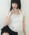 ILLIGO(イリゴ)/チョーカー付き リボン タイ スクエアネック ブラウス/RIBBON TIE SQUARE NECK BLOUSE | AT2252071 | ホワイト系その他