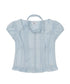 ILLIGO(イリゴ)/チョーカー付き リボン タイ スクエアネック ブラウス/RIBBON TIE SQUARE NECK BLOUSE | AT2252071 | ブルー