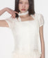 ILLIGO(イリゴ)/チョーカー付き リボン タイ スクエアネック ブラウス/RIBBON TIE SQUARE NECK BLOUSE | AT2252071 | クリーム