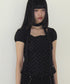 ILLIGO(イリゴ)/チョーカー付き リボン タイ スクエアネック ブラウス/RIBBON TIE SQUARE NECK BLOUSE | AT2252071 | ブラック系その他