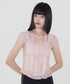 ILLIGO(イリゴ)/チョーカー付き リボン タイ スクエアネック ブラウス/RIBBON TIE SQUARE NECK BLOUSE | AT2252071 | ピンク