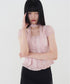 ILLIGO(イリゴ)/チョーカー付き リボン タイ スクエアネック ブラウス/RIBBON TIE SQUARE NECK BLOUSE | AT2252071 | ピンク