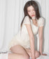 ILLIGO(イリゴ)/チョーカー付き リボン タイ スクエアネック ブラウス/RIBBON TIE SQUARE NECK BLOUSE | AT2252071 | クリーム