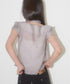 ILLIGO(イリゴ)/チョーカー付き リボン タイ スクエアネック ブラウス/RIBBON TIE SQUARE NECK BLOUSE | AT2252071 | グレー