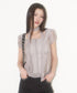 ILLIGO(イリゴ)/チョーカー付き リボン タイ スクエアネック ブラウス/RIBBON TIE SQUARE NECK BLOUSE | AT2252071 | グレー
