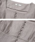 ILLIGO(イリゴ)/チョーカー付き リボン タイ スクエアネック ブラウス/RIBBON TIE SQUARE NECK BLOUSE | AT2252071 | グレー