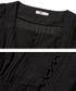 ILLIGO(イリゴ)/チョーカー付き リボン タイ スクエアネック ブラウス/RIBBON TIE SQUARE NECK BLOUSE | AT2252071 | ブラック