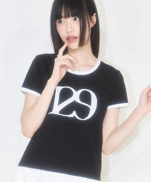 ILLIGO(イリゴ)/ロゴパッチ 刺繍 Tシャツ 半袖/129 LOGO PATCH T-SHIRT | AT2252072 | ブラック