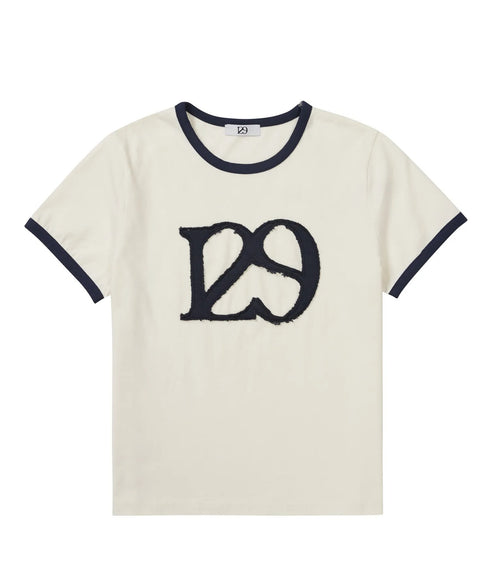 ILLIGO(イリゴ)/ロゴパッチ 刺繍 Tシャツ 半袖/129 LOGO PATCH T-SHIRT | AT2252072 | クリーム