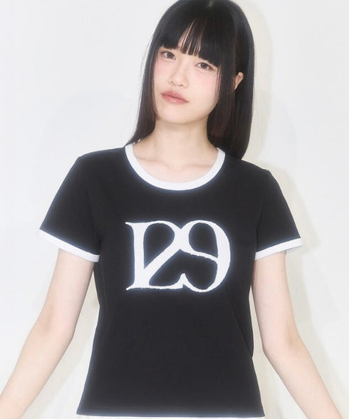 ILLIGO(イリゴ)/ロゴパッチ 刺繍 Tシャツ 半袖/129 LOGO PATCH T-SHIRT | AT2252072 | ブラック