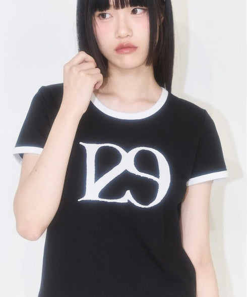 ILLIGO(イリゴ)/ロゴパッチ 刺繍 Tシャツ 半袖/129 LOGO PATCH T-SHIRT | AT2252072 | ブラック