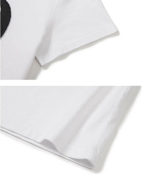 ILLIGO(イリゴ)/ロゴパッチ 刺繍 Tシャツ 半袖/129 LOGO PATCH T-SHIRT | AT2252072 | ホワイト