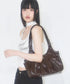 ILLIGO(イリゴ)/2WAY バックル ショルダー トートバッグ/AMBER BUCKLE SHOULDER BAG | AT1252073 | ブラウン