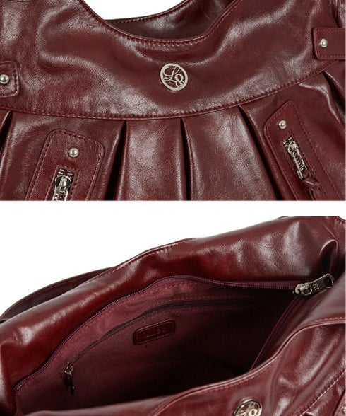 ILLIGO(イリゴ)/2WAY バックル ショルダー トートバッグ/AMBER BUCKLE SHOULDER BAG | AT1252073 | バーガンディー