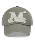 MUCENT(ムセント)/ヴィンテージ ウォッシング アップリケ ベースボール キャップ サイズ調整可能/VINTAGE WASHING APPLIQUE BALL CAP | AT5252074 | カーキ