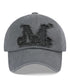 MUCENT(ムセント)/ヴィンテージ ウォッシング アップリケ ベースボール キャップ サイズ調整可能/VINTAGE WASHING APPLIQUE BALL CAP | AT5252074 | ブラック