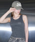 MUCENT(ムセント)/ヴィンテージ ウォッシング アップリケ ベースボール キャップ サイズ調整可能/VINTAGE WASHING APPLIQUE BALL CAP | AT5252074 | カーキ