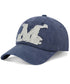 MUCENT(ムセント)/ヴィンテージ ウォッシング アップリケ ベースボール キャップ サイズ調整可能/VINTAGE WASHING APPLIQUE BALL CAP | AT5252074 | ブルー