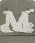 MUCENT(ムセント)/ヴィンテージ ウォッシング アップリケ ベースボール キャップ サイズ調整可能/VINTAGE WASHING APPLIQUE BALL CAP | AT5252074 | カーキ