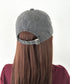 MUCENT(ムセント)/ヴィンテージ ウォッシング アップリケ ベースボール キャップ サイズ調整可能/VINTAGE WASHING APPLIQUE BALL CAP | AT5252074 | グレー
