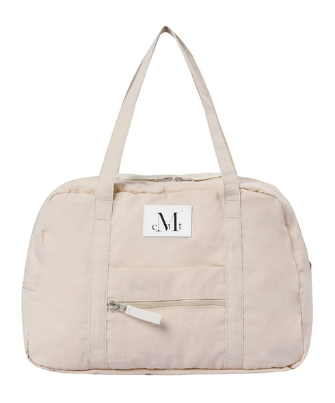 MUCENT(ムセント)/軽量 大容量 ユニセックス ワンポイントロゴ ショルダーバッグ/Amanda Front Pocket Shoulder Bag Unisex | AT1252075 | アイボリー