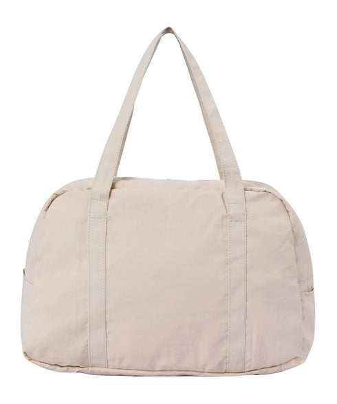 MUCENT(ムセント)/軽量 大容量 ユニセックス ワンポイントロゴ ショルダーバッグ/Amanda Front Pocket Shoulder Bag Unisex | AT1252075 | アイボリー