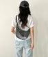 THE NORTH FACE(ザ・ノースフェイス)/軽量 ミニショルダー ホーボーバッグ クロスバッグ/WL HOBO BAG MINI | IM1252085 | グレー