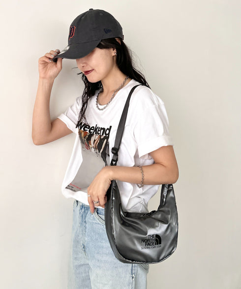 THE NORTH FACE(ザ・ノースフェイス)/軽量 ミニショルダー ホーボーバッグ クロスバッグ/WL HOBO BAG MINI | IM1252085 | グレー