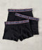 TOMMY HILFIGER(トミーヒルフィガー)/Tommy Men's 3Pack Boxers/コットン ストレッチ ボクサーパンツ 3枚セット 3枚組 | IM2252086 | ブラック