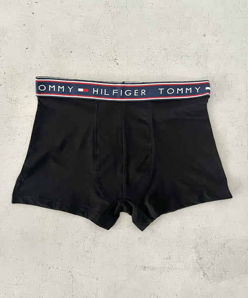 TOMMY HILFIGER(トミーヒルフィガー)/Tommy Men's 3Pack Boxers/コットン ストレッチ ボクサーパンツ 3枚セット 3枚組 | IM2252086 | ブラック