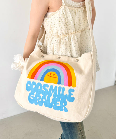 GRAVER(グレーバー)/別注 A4対応 プリント コットン アジャスターベルト キャンバスショルダーバッグ | AT1252088 | その他7