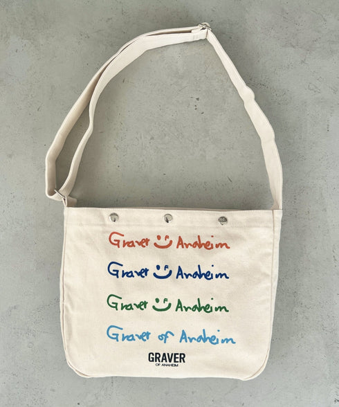 GRAVER(グレーバー)/別注 A4対応 プリント コットン アジャスターベルト キャンバスショルダーバッグ | AT1252088 | その他2